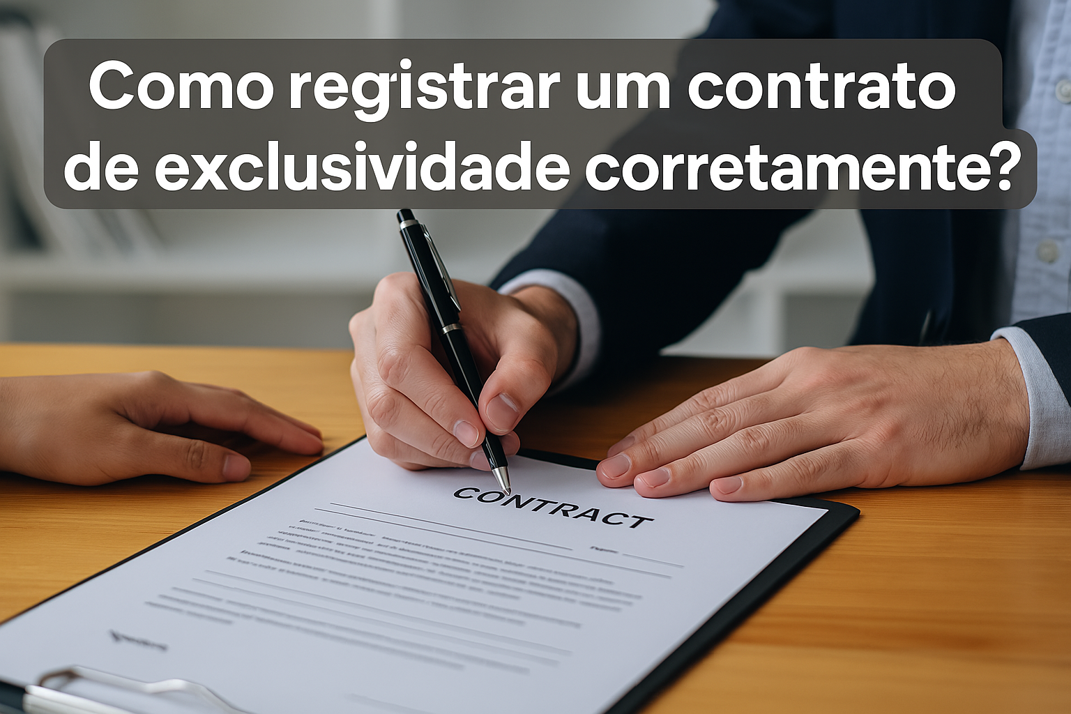 Como Registrar um Contrato de Exclusividade Corretamente